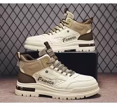Imagem do Tênis casual vulcanizado masculino, sola macia, tênis esportivo para caminhada, ao ar livre, masculino, outono