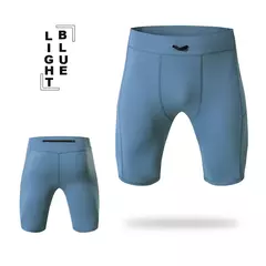 Shorts de compressão rápida para homens, calças justas para musculação, leggings fitness, cintura elástica, calças esportivas, ginásio correndo - loja online