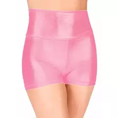 OVIGILY-Calções de Dança Metálicos Femininos, Calções de Treino Brilhantes, Calções de Ginástica Feminina, Vermelho, Fúcsia na internet