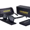CATERSIDE-Óculos Retro Polarizados para Homens e Mulheres, Quadro Ultraleve, Óculos de Sol Polígono, Óculos de Viagem Ao Ar Livre, Alta Qualidade, TR90