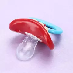 Silicone engraçado bebê chupeta, Mordedores do mamilo manequim, Toddler Pacy ortodôntico - comprar online