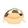 Bolsa de estilingue crossbody para mulheres, bolsas douradas, embreagem noturna, marca de luxo, trend party, 2022, 2024