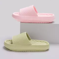Imagem do Chinelos de nuvem macia antiderrapante Lucyever para mulheres, Eva confortável, escorregadores de plataforma grossa, chinelos em casa para banheiro, 45, verão, 2022