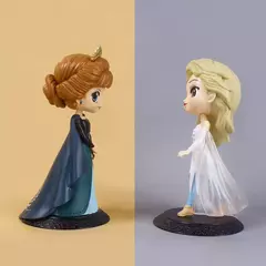 Miniso 14cm princesas q posket figuras elsa anna mulan tinker bell elsa aladdin kawaii boneca brinquedo decoração do bolo modelo menina gif na internet