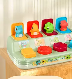 Atividade interativa Pop Up Toy para bebês, Child and Effect Toy, Jogos de desenvolvimento, Montessori, Educational Learning Toys na internet