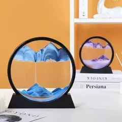 3D Moving Sand Art Picture, Vidro Redondo, Sandscape Do Mar Profundo, Ampulheta, Artesanato Fluindo, Pintura Em Areia, Escritório, Decoração De Casa, Presente na internet