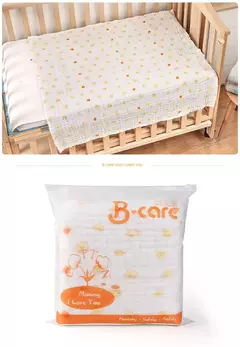 Toalha de banho do bebê menino menina 100% algodão toalha de bebê cobertor para o bebê recém-nascido roupão 6 camadas gaze toalha infantil swaddle - Wolf Magazine