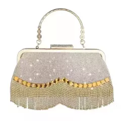 Saco De Embreagem De Diamante Para Senhoras, Saco De Noite, Banquete De Casamento, Saco De Vestido De Noiva, Moda De Luxo - comprar online