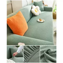 Esticar Jacquard Sofá Capa para Salas, Polar Fleece, Poltrona Protector, de Alta Qualidade, 1, 2, 3, 4, 5 Lugares