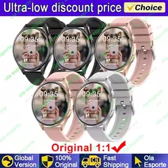 Samsung-Galaxy Smartwatch para homens e mulheres, monitoramento de saúde AMOLED, relógio impermeável, assistente de voz, chamada Bluetooth, relógio inteligente, 2022 - loja online
