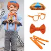 Novo Be Like Engineer Dress Up! Role play traje chapéu óculos suspensórios gravata borboleta cosplay acessórios de festa em casa