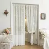 Cortina De Renda Francesa Com Tule Branco, Persianas, Sala De Estar E Suprimentos Do Quarto, Tela Respirável, Festa De Casamento, Decoração De Casa