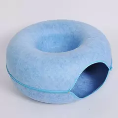 Donut Pet Tunnel House, Cama do gato, Brinquedos interativos, Equipamento esportivo gatinho, Brinquedo do treinamento do gato na internet