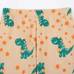 Pijama dinossauro definido para meninos, Pjs longos, Little Kids Sleepwear na internet