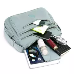 Impermeável Nylon Crossbody Shoulder Bag para Mulheres, Messenger Bags, Ladies Handbag