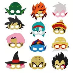 Máscara sônica para crianças, Dragon Ball Z, máscaras de super-herói de Halloween, Natal e festa de aniversário, máscara Mario Cosplay - Wolf Magazine