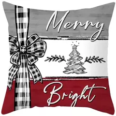 Imagem do 45cm capa de almofada de natal fronha 2024 decorações de natal para casa ornamento natal ano novo decoração de natal 2023 noel