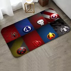 Miniso-Tapete Antiderrapante Disney, Design de Posters de Filmes Capacho, Tapete De Cozinha Do Quarto, Bem-vindo Decor Rug, M-Marvel na internet