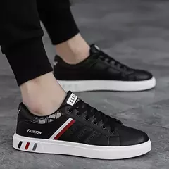Sapatilhas masculinas de luxo vulcanizadas, sapatos masculinos esportivos ao ar livre, sapatilha flats da moda, tênis, primavera, outono, 2022 - Wolf Magazine