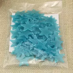 100Pcs Luminous 3D Estrelas Glow In The Dark Adesivos de parede para crianças Quartos de bebê Quarto Teto Home Decor Fluorescente Star Adesivos