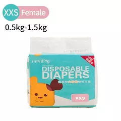 Fralda para cachorro feminino, super absorção, calças fisiológicas menstruais para animais de estimação, fraldas à prova de vazamento, respirável, filhote de cachorro, suprimentos curtos para cães