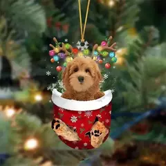 1 pçs enfeites de natal pendurado decoração presente bonito cão natal família pendurado árvore dos desenhos animados produto pingente personalizar h0o1 - Wolf Magazine