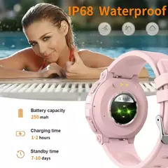 MELANDA-Sport Smart Watch para Mulheres, Chamada Bluetooth, IP68 Impermeável, Rastreador De Fitness, Monitoramento De Saúde, IOS, Android, MK60 - comprar online