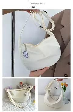 Harajuku – sacs à bandoulière solides pour femmes, sacs à main multifonctions simples assortis avec tout, sacs à bandoulière de grande capacité pour adolescentes - loja online