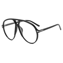 Óculos de sol piloto superdimensionados para homens e mulheres, óculos de sol retrô, óculos UV400, marca de luxo, nova moda, ins trending, 2022