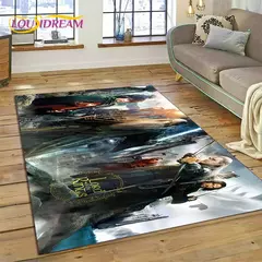 3D L-Senhor dos Anéis filme HD tapete, decoração antiderrapante para sala de