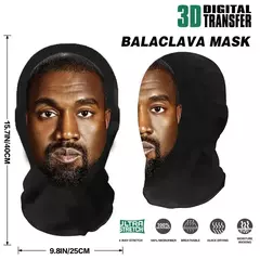 Cosplay 3d impresso kanye máscara estiramento malha máscara facial completa das mulheres dos homens role play cocar halloween moda balaclava cocar - Wolf Magazine