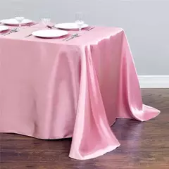 Monocromática Toalha De Mesa De Cetim, Cobertura De Mesa, Toalha De Mesa, Sobreposição, Aniversário, Casamento, Banquete, Restaurante, Festival, Fornecimento De Festa - comprar online