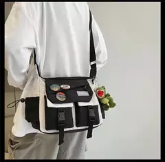 Nylon Crossbody Bolsas para Mulheres, Messenger Bag para Meninas, Sacos de Livros Escolares, Bolsas de Lona Jovem, Bolsa de Ombro, Harajuku Sac, Homens - loja online