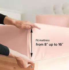 Battilo-Cama de casal Set Sheets, folha plana com Pillowscaso, Luxo Cooling, King and Queen, cama de tamanho completo, 4 PCs - loja online