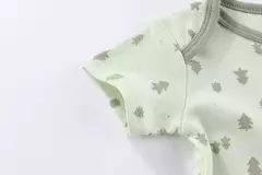 Macacão de algodão estampado para recém-nascidos, macacão manga curta, roupas de bebê menino e menina, 0-12m, 4 peças, verão - comprar online
