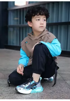 Tênis de malha respirável infantil, tênis esportivo casual, tênis de corrida leve, tênis de caminhada para meninos e meninas, novo - loja online