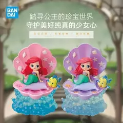 Bandai qposket disney princesa ariel anime figuras de ação brinquedos versão q modelo colecionável crianças presentes aniversário presente surpresa na internet