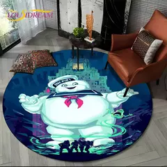 Cartoon G-Ghostbusters filme tapete de área redonda, tapete tapete círculo par na internet