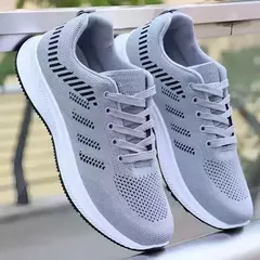 Sapatos para homens casuais deslizamento na moda tênis respirável tênis de corrida ao ar livre treinamento tênis - comprar online