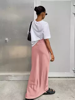 Mulheres cetim saia trompete preta, cintura alta, fina, longa, monocromática, elegante, escritório, feminina, moda, primavera, verão