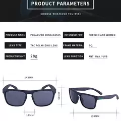 Óculos de sol polarizados para homens e mulheres, óculos de sol clássicos, esportes ao ar livre, ciclismo, óculos de corrida, novos óculos UV400 na internet