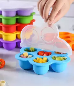 Imagem do Recipiente De Alimento Do Bebê, Fruta Infantil, Caixa De Armazenamento De Leite Materno, Bandeja De Congelador, Crisper, Dispenser De Fórmula