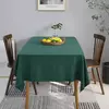 Toalha de mesa monocromática, 100% algodão, toalhas retangulares, monocromática, cor pura, chuveiro de bebê, cozinha, festa, decoração do casamento