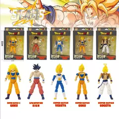 Dragon Ball SHF Goku Vegeta Figura de ação Super Saiyan Gogeta Dbz Estatueta Coleção de PVC Modelo Brinquedos para Crianças Presentes