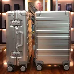 Mala De Carrinho De Alumínio Completo, Mala Anti-Roubo, De Grande Capacidade, Durável TSA Bloqueio, Conjunto De Bagagem De Viagem Para O Exterior