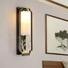 Lâmpada de parede para sala, novo estilo chinês, moderno simples lâmpada retro, TV fundo, Hotel Quarto lâmpada de cabeceira