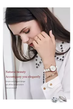 Imagem do OLEVS-Moda Feminina Relógio Elegante, Movimento Japonês, Pulseira Cerâmica, Pulseira Feminina de Luxo, Relógios Quartzo, Presentes
