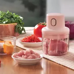 Mini helicóptero elétrico do alho, Moedor de carne, Máquina do Masher do alho, Resistente durável, Gengibre, Triturador de legumes - loja online