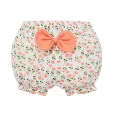 Menina bebê shorts 100% algodão crianças infantil moda listra arco calcinha para 6-24 meses crianças de alta qualidade falbala cuecas presente - Wolf Magazine