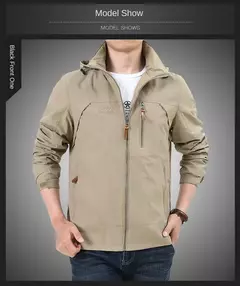 Gorpcore jaqueta masculina militar tático caça jaqueta outono casual à prova dwindproof água blusão casaco masculino bolso roupas de trabalho na internet